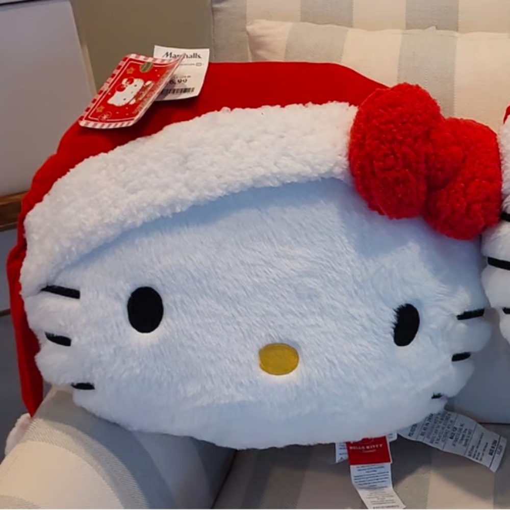 Hello Kitty Santa Plush Pillow